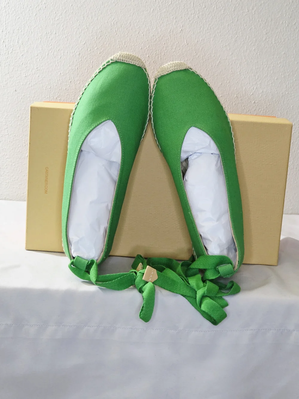 Castañer Gea/2/161 Espadrille Sandals In Verde Size 38 (7.5 US)